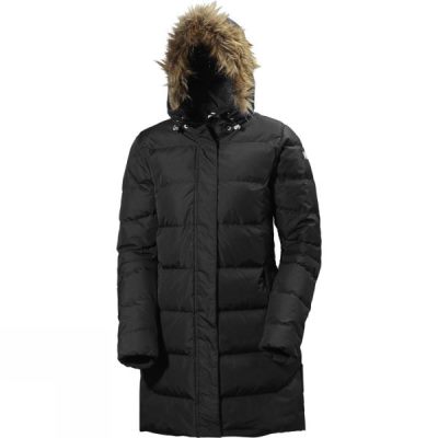 Parka Helly Hansen Aden Down Mujer - Negras - Chile CJD895063